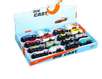 Huili Alloy Touring Car (8 models) (8 pieces/box)   ITEM NO.： W012124