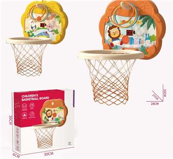 Cartoon plastic basketball board large counting model   ITEM NO.： W008736