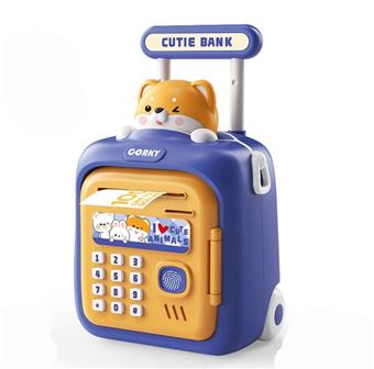 Shiba Inu Drawstring Savings Bank (English Enlightenment)   ITEM NO.： W040365