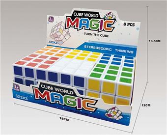5.7CM heat transfer printing cube, 6 pieces   ITEM NO.： W034389