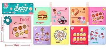 Tooth Tape BB Whistle Food Awareness Book (5 pages, 10 sides)   ITEM NO.： W039253