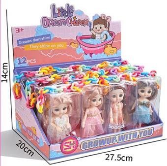 4.5-inch 12 joint doll 12CM doll (1 display box with 12 pieces)   ITEM NO.： W024773