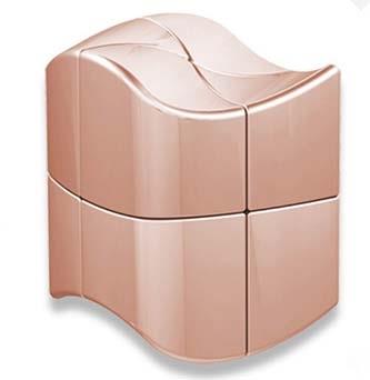 Round square second-order Rubik's Cube   ITEM NO.： W035565