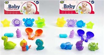 Bathroom toy dinosaur 2 mixed   ITEM NO.： W035053
