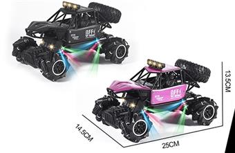 1: 16 Seven way alloy side night car (including electricity)   ITEM NO.： W025580