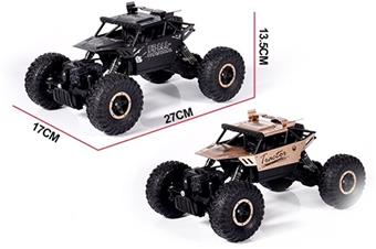 1: 14 2.4G four-wheel drive rear wing off-road four-way remote control climbing car (electric included)   ITEM NO.： W025568