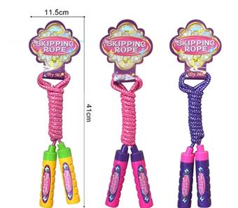 Jump rope with tire circular label   ITEM NO.： W034127