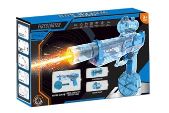 Blue firelight electric water gun   ITEM NO.： W035822