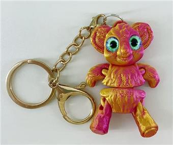 5.5CM Koala Keychain Golden Ring   ITEM NO.： W025091