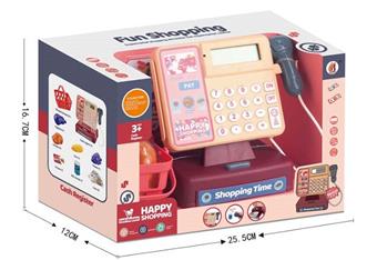 Cash register with calculation, scanning, and sound functions   ITEM NO.： W034412