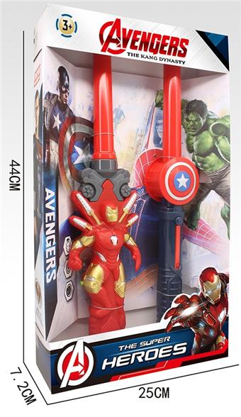 Iron Man+Captain America Telescopic Rod   ITEM NO.： W041142