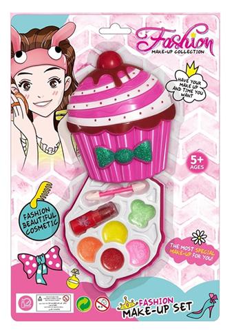 One layer cake cosmetics (girl's home makeup kit, children's DIY)   ITEM NO.： W039803