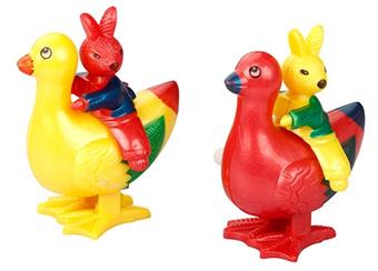 Chain up spring cartoon chicken toy gift   ITEM NO.： W035975