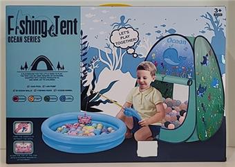 Ocean Gold Tower Toy Tent Set with 50 Balls (GCC)   ITEM NO.： W040173