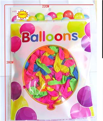 500 small balloons   ITEM NO.： W027730