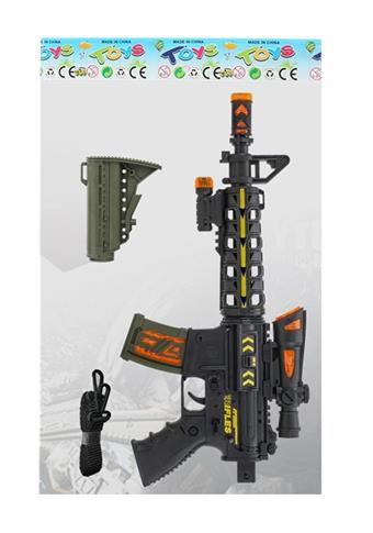 (GCC) 360 degree rotating M16 electric light and light gun (with strap)   ITEM NO.： W040870