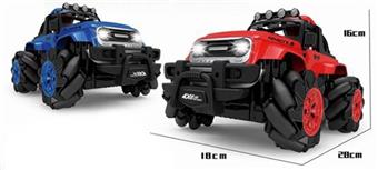 2.4G Wrangler Climbing spray Car Package (Red, Blue) (CPC) (GCC)   ITEM NO.： W019284