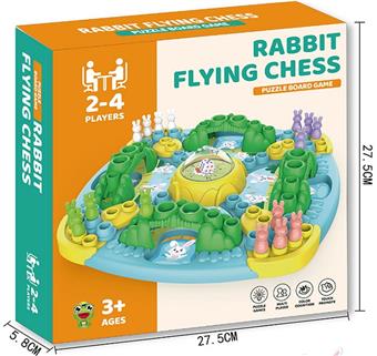Little Cute Rabbit Flying Chess   ITEM NO.： W018556