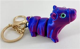 6CM Capibala Keychain Gold Ring   ITEM NO.： W025069