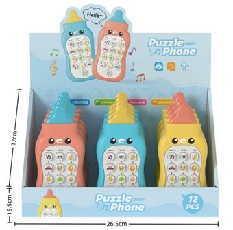 Puzzle mobile phone (bottle) (price per 12PCS)   ITEM NO.： W022454