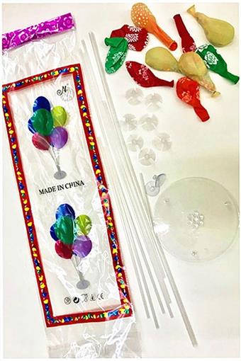 Balloon holder+10 balloons+1 pump   ITEM NO.： W027496