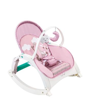 Baby Electric Vibration Music Rocking Chair, Weight Capacity 40lbs/18kg Age Label 0+with Natural Sound/Foldable   ITEM NO.： W019462