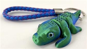 7CM crocodile keychain leather rope ring   ITEM NO.： W025480
