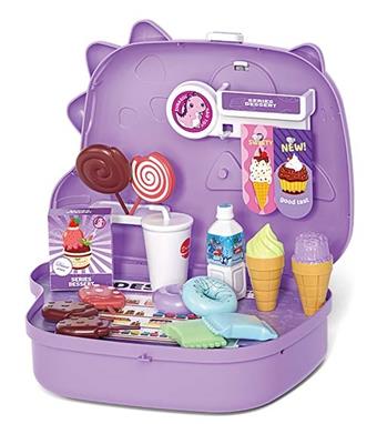 Cartoon Dinosaur Family Dessert Backpack Set   ITEM NO.： W028781