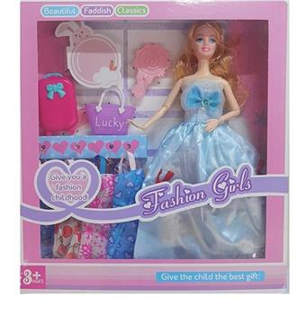 New high-end box 11.5 inch solid Barbie hanging skirt bag, comb, luggage accessories   ITEM NO.： W033337
