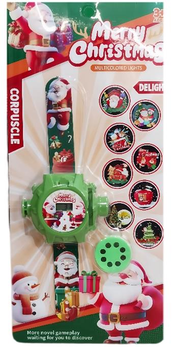 Santa Claus Projection Watch (Roller 8 Projection)   ITEM NO.： W027955