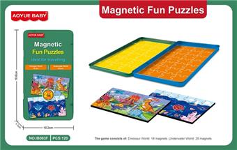 Cartoon Puzzle (Magnetic Iron Box)   ITEM NO.： W034365