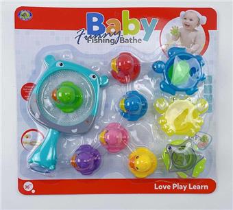 (Bathroom Hippopotamus Net Fishing Duck and Duck Single)   ITEM NO.： W035036