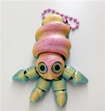 6.5CM hermit crab keychain chain ring   ITEM NO.： W025130
