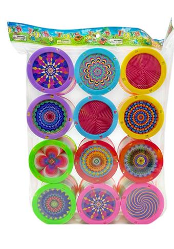 Kaleidoscope lid rainbow circle (12 pieces/bag)   ITEM NO.： W027087