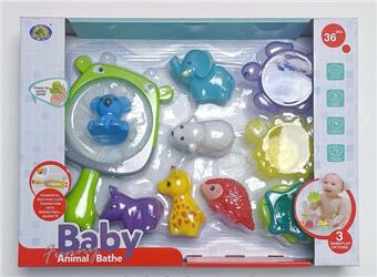 Bathroom Hippopotamus Net Fishing Animal Single 11 (PCS)   ITEM NO.： W035308