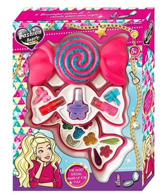 Two layer candy and cosmetics set   ITEM NO.： W040118