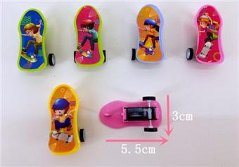 Return skateboard (small toy, gift, egg pack)   ITEM NO.： W028920