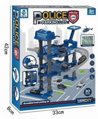 Three story police parking lot   ITEM NO.： W019766