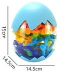 Geometry - Large size+Pen inserted Doll+Random Small Doll 48 PCS Paste Fun   ITEM NO.： W032924