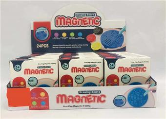 Circular Palm Treasure Magnetic Drawing Board (24pcs)   ITEM NO.： W034479