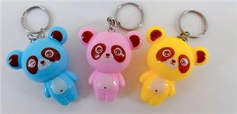 Cartoon Raccoon Keychain   ITEM NO.： W028525