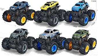 1: 64 four-wheel drive dual inertia alloy stunt large wheeled vehicle   ITEM NO.： W028840