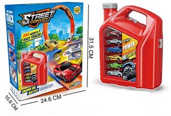 Storage catapult fuel bottle track with 2 alloy cars   ITEM NO.： W028716