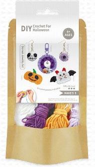 Hook Weaving Halloween - Five Piece Set - Kraft Paper Bag   ITEM NO.： W037521