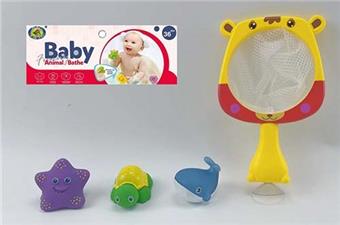 Bathroom Bear Net Fishing Ocean 2 Mixed 4 (PCS)   ITEM NO.： W035184