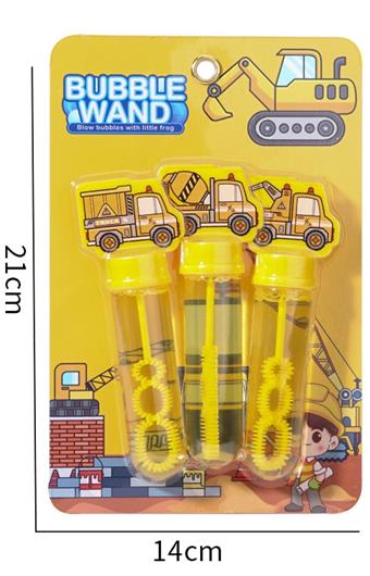 Engineering car bubble stick (1 color, 3 styles)   ITEM NO.： W034340