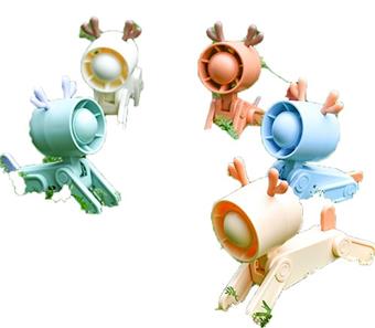 Versatile Cute Pet Deer Fan   ITEM NO.： W018690
