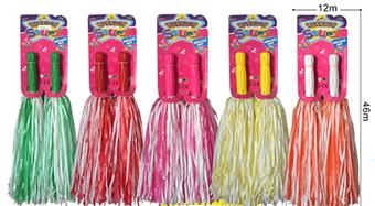 Cheerleading white handlebars (mixed color)   ITEM NO.： W034063