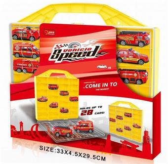 Storage box fire truck 6 pieces   ITEM NO.： W022118