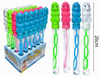 Elephant Bubble Stick (26CM 4-color mixed) (24PCS single price)   ITEM NO.： W021789